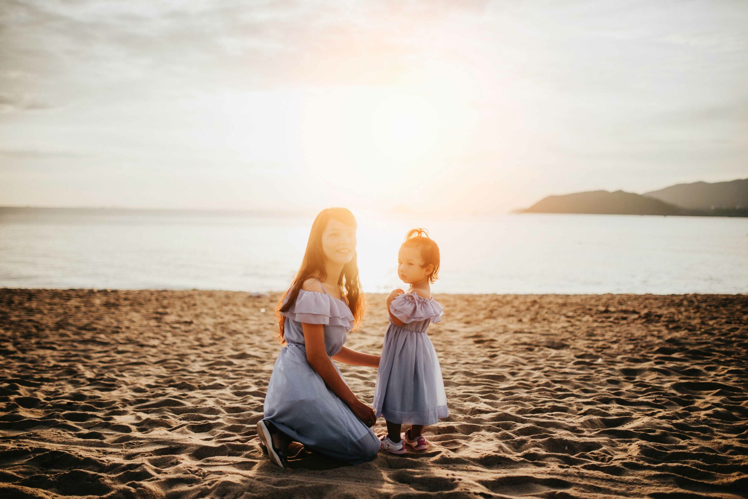 Mother and girl